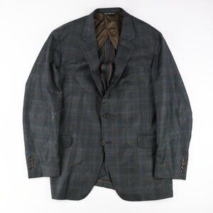 Coppley Loro Piana Reda 130's Wool Suit Jacket Sport Coat Size 46L 2 Button Vent